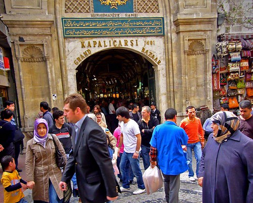 the Grand Bazaar in Istanbul