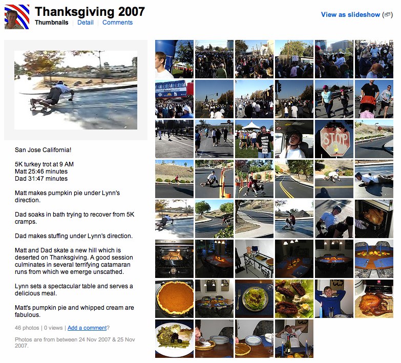 Thanksgiving 2007 set
