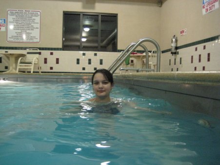 Day 1 - Tess at the Pool