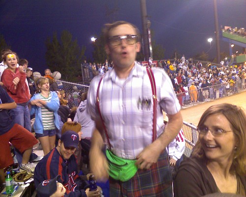 Take [the nerd] out to the ball game