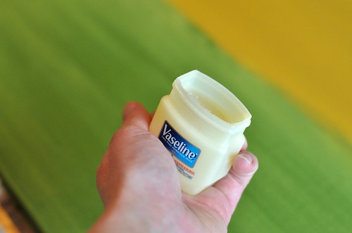Painting with Vaseline