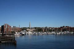 Yacht harbor & Bunker Hill