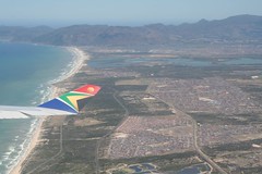 Cape Town aus dem Flugzeug