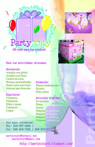 Brochure Servicios Party City