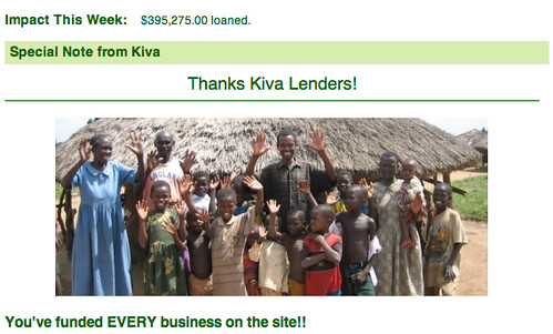 Kiva Funds ALL Loans