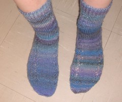 Shetland lace socks