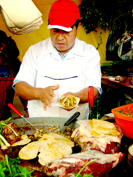 Taco Guy in Mexico City