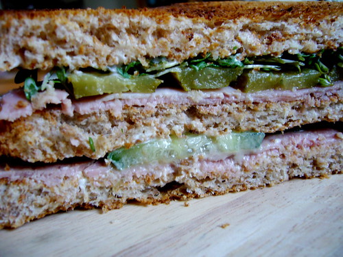 pregnancy clichée sandwich.