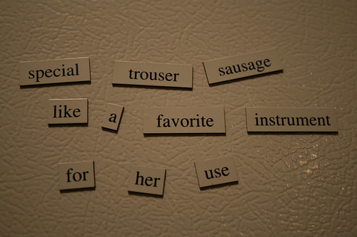 Refrigerator Poetry