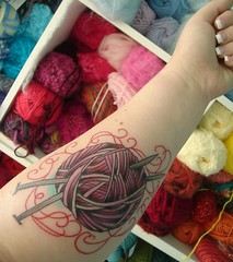 knitting tattoo