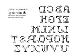 Mailorder 68 - cross-stitch alphabet
