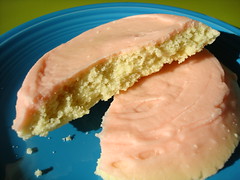 Pink Frosted Cookie