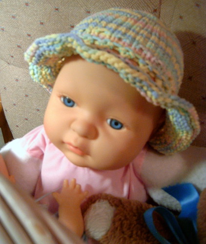 Lullaby Hat on Doll