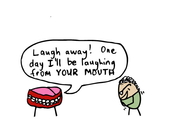 Laughing-teeth