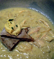 Avgolemono Soup w/ Pita and Hummus 