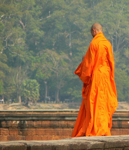 Rippling robes, Angkor Wat
