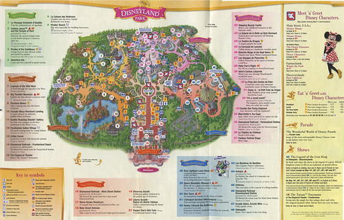 Disneyland Paris Guide Map - Front