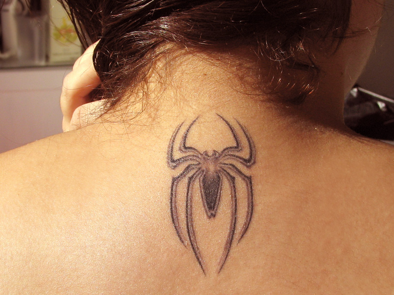 Mi tatuaje nuevo de spiderman