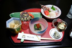 松本・浅間温泉　坂本の湯の夕食