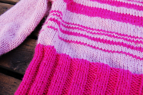 Wool sweater in pink (Copyright Hanna Andersson)