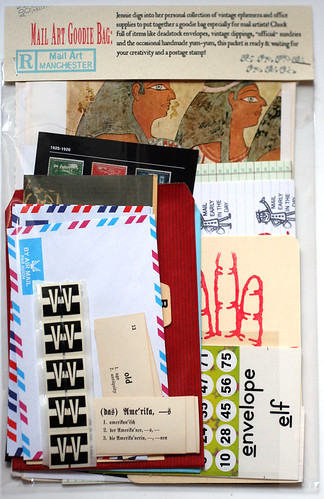 Mail art goodie bag
