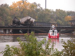 Train wreck near RFK Stadium, Washington DC