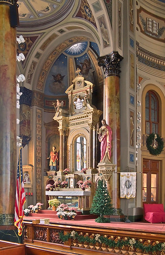 Saint Joseph Shrine, in Saint Louis, Missouri, USA - Mary's altar