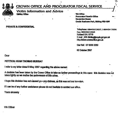 crown office letter
