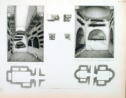 023- Esquema de cubiculos-La Roma sotterranea cristiana - © Universitätsbibliothek Heidelberg