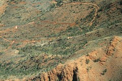 exploration scarring on the flanks of mount gee - link to the 'Arkaroola - would U mine it?' set on flickr