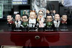 Political Chess Set In The Window Of The Londo...
