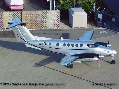 G-WNCH Beech B200 King Air by Jersey Airport Photography