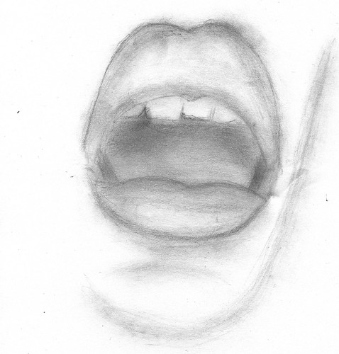 mouth drawing 