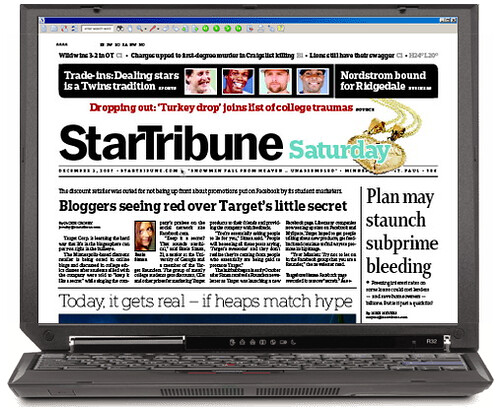 StarTribune Print Front Page