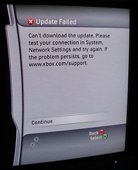 Xbox Dashboard Update
Failed