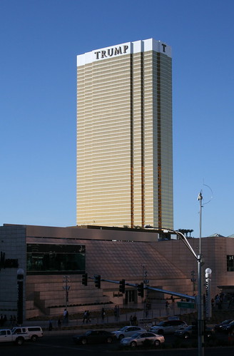 Las Vegas: the Trump tower 1st from Palazzo casino-hotel 