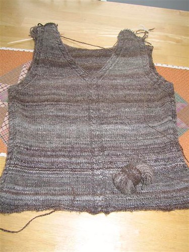 sweater vest almost done 3-08 sharpened