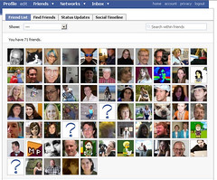 facebook friends collage