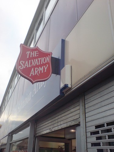 The Salvation Army charity shop in Bellshill,
