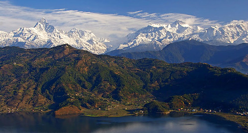 The Anapurna range (Pokhara, Nepal)