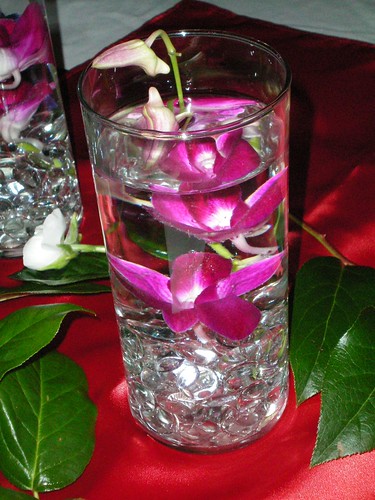 orchid wedding centerpiece