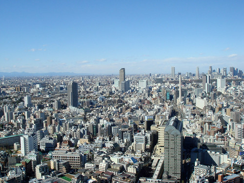 Tokyo seen from Ebisu Sky Tower