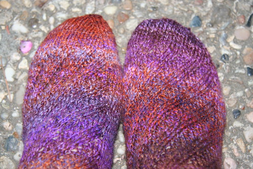 Spiral boot socks toes