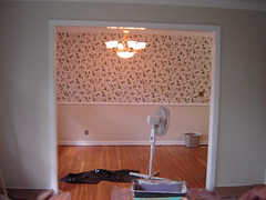 View of Dining from Living (BEFORE)