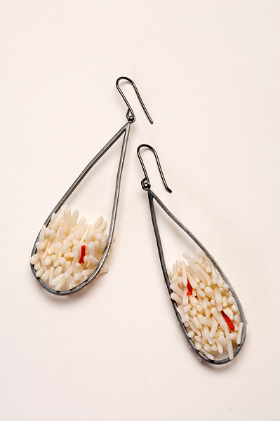 silver and dyed and bleached sea bamboo earrings.jpg