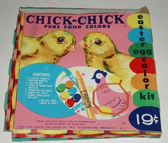 Chick Chick Easter Egg coloring kit