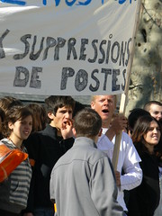 Manifestation lycée Paul Heroult 03 avril 2008
