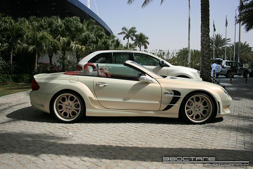 Mercedes Benz SL Class Fab Design profile right Dubai UAE 26 Feb 08 