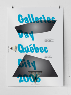 Posterdesign for Galleries Day 2006