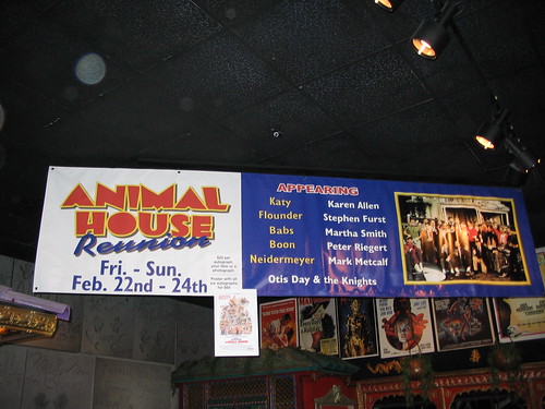 Animal House Reunion lobby banner